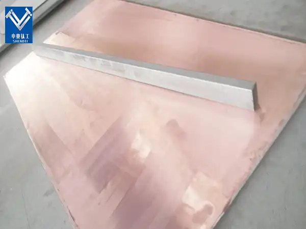 Copper aluminum clad plate Copper aluminum clad plate