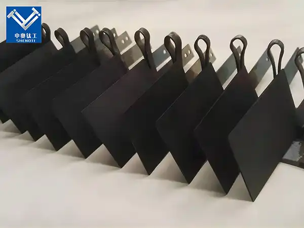 Ruthenium coated titanium electrode Ruthenium coated titanium electrode