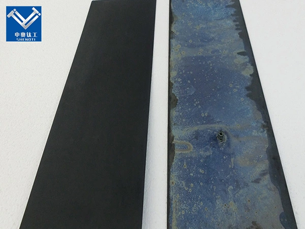 Ruthenium coated titanium electrode Ruthenium coated titanium electrode