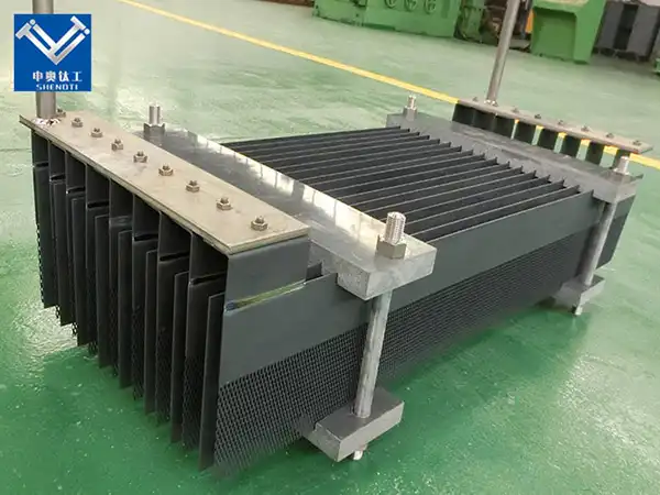 Ruthenium coated titanium electrode Ruthenium coated titanium electrode