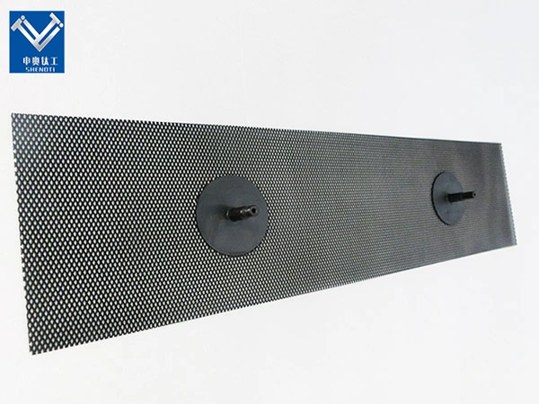 Ruthenium coated titanium electrode Ruthenium coated titanium electrode