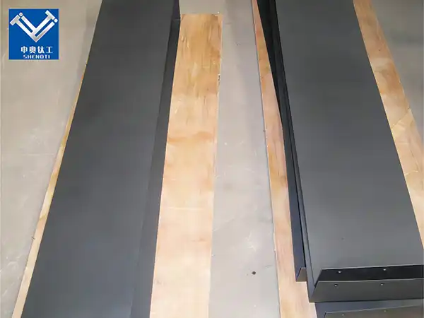 Iridium coated titanium electrode Iridium coated titanium electrode