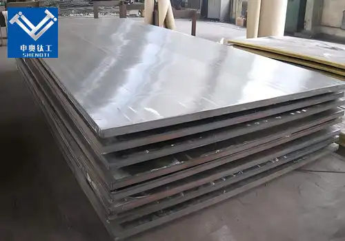 Titanium alloy steel clad plate