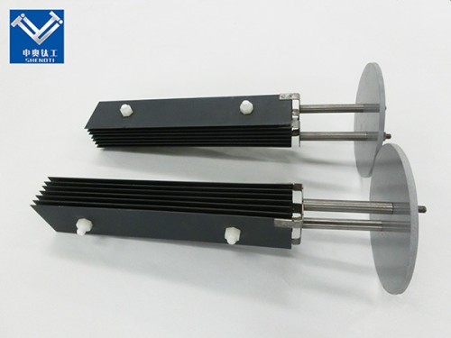 Titanium anode for electrolytic disinfection in seawater aquaculture