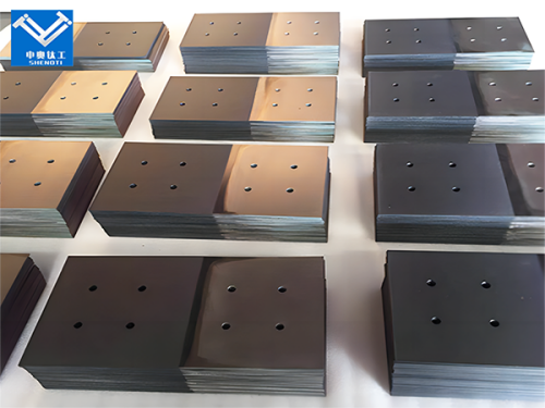 Titanium anode for disinfection machine