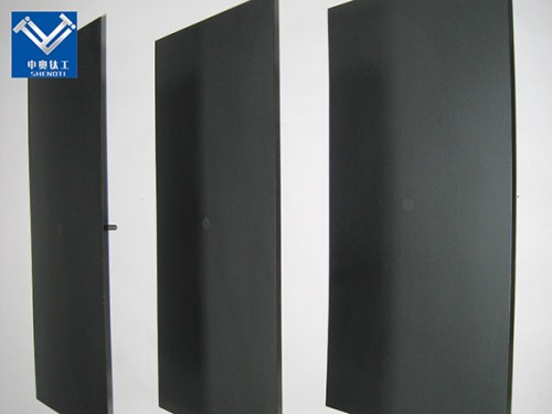 Titanium anode for electrolysis of seawater