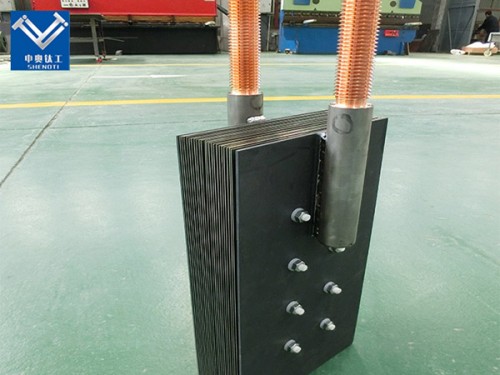 Titanium anode for seawater desalination