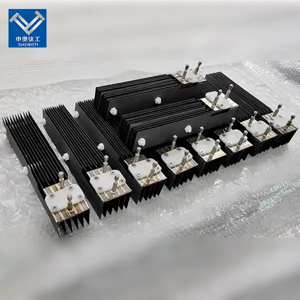 Ânodo de titânio para eletrólise da água para produção de hidrogênio