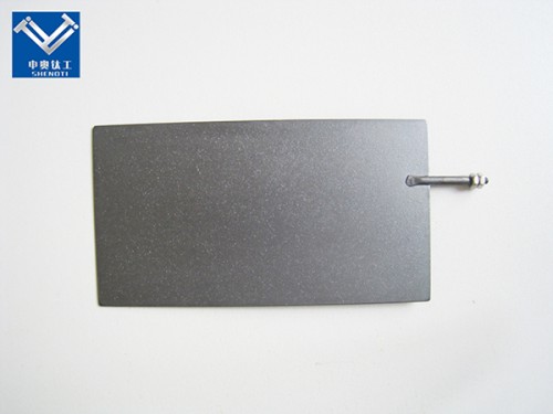 Titanium anode for alkaline water electrolysis