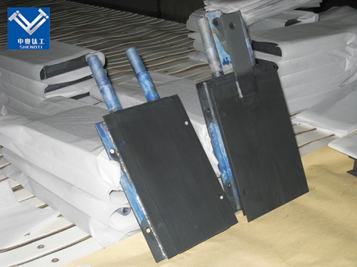 Titanium anode for electrolytic sewage treatment